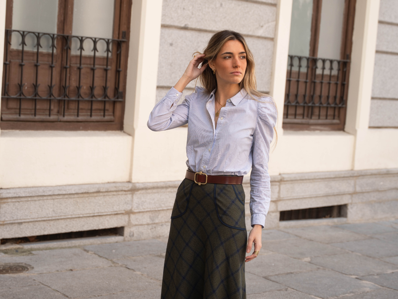 Cinturón piel | Modelo Sapa Marrón - Trau